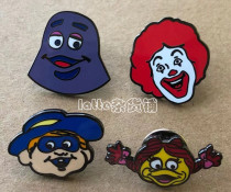 McDonalds Four Little Fortunes avatar commemorative badge pins McDonalds employee badge PINS lapel pins complete set of 4 styles
