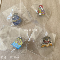 McDonalds badge pins Four Little Blessings commemorative pins Milkshake Big Brother Burger Thief Big Bird Sister a full set of 4 pieces