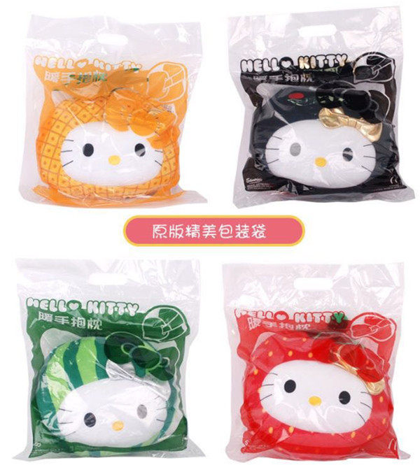 McDonald's Hello Kitty Toy Fruit Shaped Pillow Hello Hand Warmer Pillow Sofa Cushion