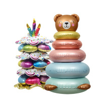 Christmas tree balloon set Christmas kindergarten classroom dress up props bar party scene decoration decorations