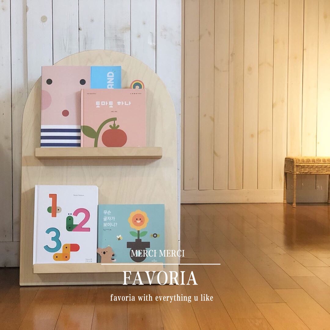 ins Korean children's bookshelf Picture book shelf Kindergarten solid wood storage bookcase Simple floor-to-ceiling baby bookshelf