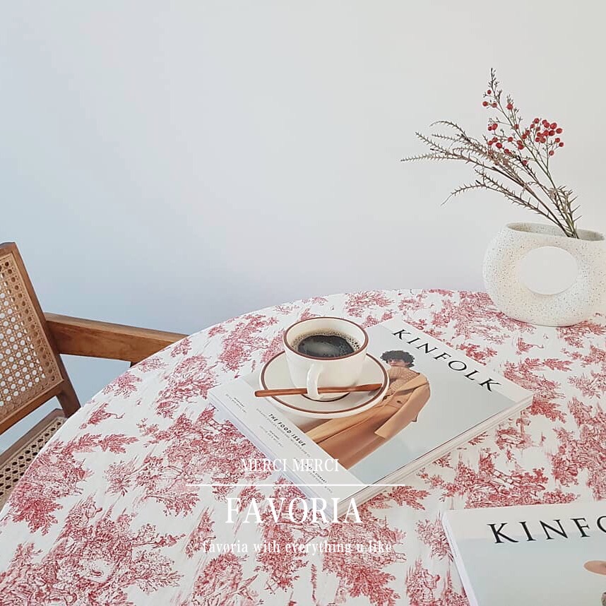 Korean style ins French vintage tablecloth picnic cloth coffee table mat Coffee shop cake shop decoration bed and breakfast photo background