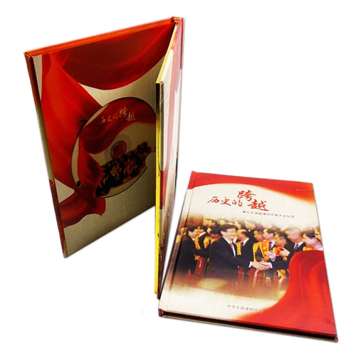 CD Box Custom High -Fend DVD/CD упаковка в твердом переплете настраиваемая печать CD и создание настройки бутики Carton