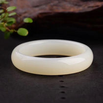 Liangxi Jewelry Live link Xinjiang Hetian jade seed material jasper blue and white jade fashion mens and womens retro necklace