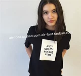 Анти социального клуба Assc логотип логотип.