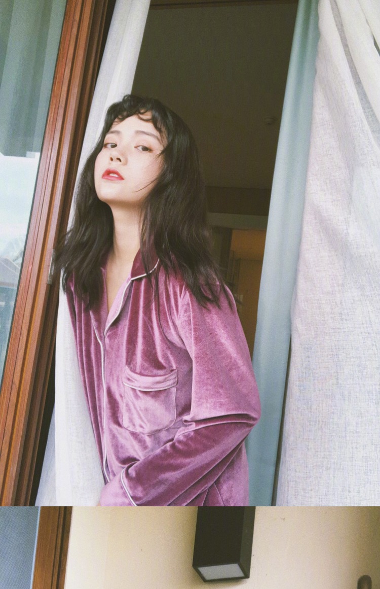 Bộ đồ ngủ bằng nhung vàng nữ đôi xuân hè thu đông tay dài Hàn Quốc áo ba lỗ phù hợp với dịch vụ tại nhà size lớn có thể mặc thời trang đồ bộ
