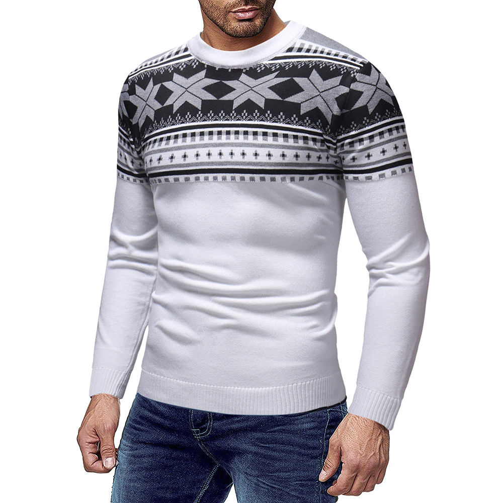 Polygon Pattern Sweater