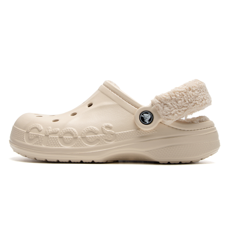 Crocs Men's Warm Fleece-Lined Women's Furry Shoes with Plush Lining Clogs Slippers 206633 214360 214911