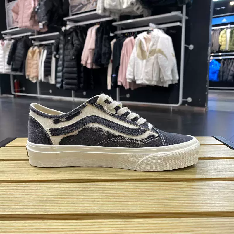 Мужские кеды VANS Van Sisi на casual тканевые туфли с узором tie-dye низкого кроя VN0A54F48CO VN0005UHBLV