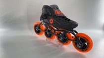 BE Beberst JR electric embroidered speed skating shoes