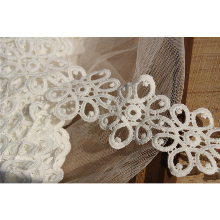 Ben White Milk Silk Water Soluble Lace Lace Hollowed-out Flowers DIY Handmade Clog Hand Ledger Decorated Clothing Accessories
