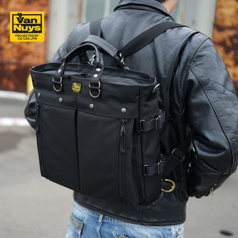 Vannuys/Vannuis Japanese Imported Light Luxury Men's Briefcase Business High-End Handbag Shoulder Bag