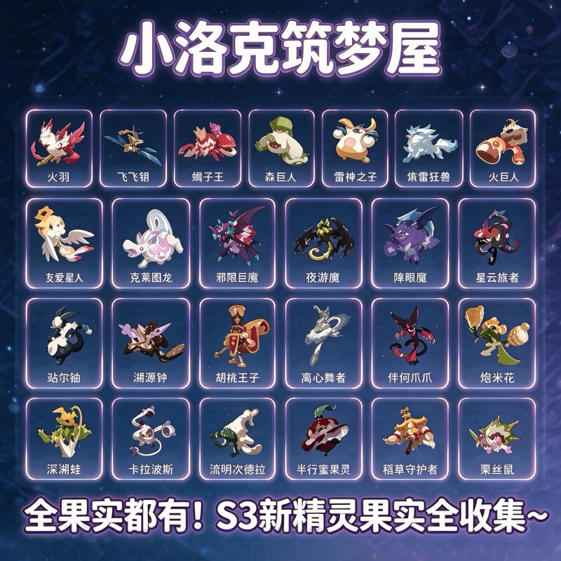 Rock Kingdom All-Season Fairy Fruits Nebula Fire Feather Snow Spirit Beast Centrifugal Dancer Different Color Test Version Duck Jiji