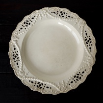 SOLD OUT Vintage Medieval British Hollow Feather edge Disc