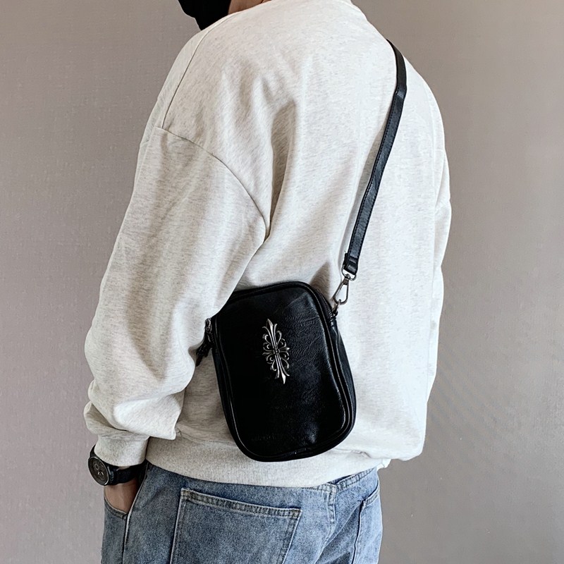 Japanese 2020 casual student crossbody retro small bag backpack trend men's sports shoulder bag mobile phone small satchel