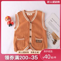 Rabbi official flagship boy cotton vest female baby cardigan horse jacket jacket foreign children warm vest