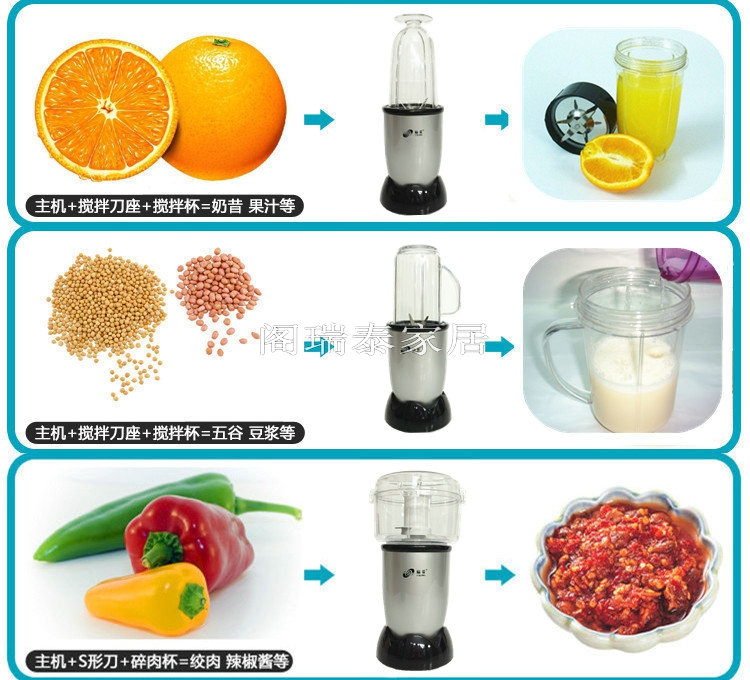 cối xay sinh tố Đặc biệt hàng ngày Máy ép trái cây đa năng Đài Loan Fuling FL108 thực phẩm bổ sung cho trẻ em máy ép hoa quả bằng tay
