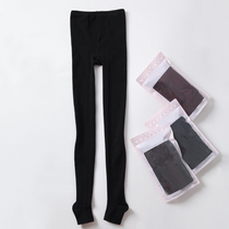 Autumn Winter Thick Pressure Slim Leg Socks Lady Long Fight Bottom Socks Stomatpants Socks 680D Silk Socks Pure Black Grey