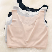 Summer ultrathin Breathable No Sponge Modale Short vest Teenage Girl Hit Bottom Underwear Anti-Walking Light Rags Wrap Chest Wrap