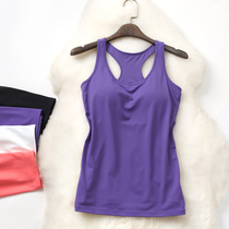 Long style with cups Cups Bottoms Workwear Type Sports Underwear Women No Steel Ring Bra Running Yoga Fitness Shockproof