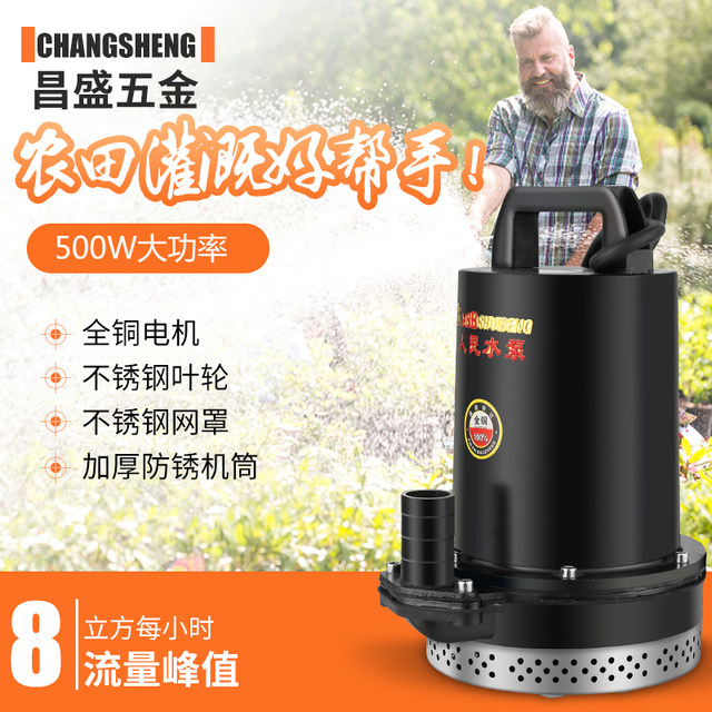 Shanghai People's 12V24V48V60V72V DC submersible pump water pump ເຮືອນຫມໍ້ໄຟລົດໄຟຟ້າລົດແປງລົດ