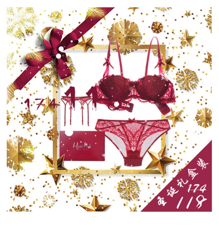 Hui girl HUIHUI Đồ lót ren châu Âu và Mỹ gợi cảm set bra bra bra phụ kiện thời trang nữ