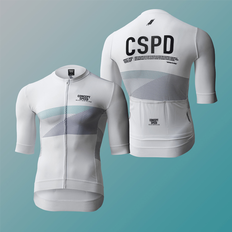 2022 New Summer Men's CSPD Milk Silk Short Sleeve Top Bike Competitive Edition Mountain Bike Riding Suit