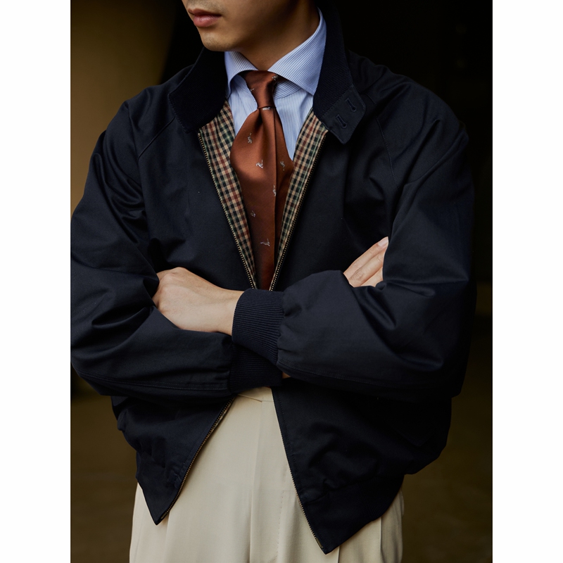 Ugentle Men's Clothing Non-Traditional G9 Model'Midnight Blue' Casual Gentleman Short Men's Outdoor Jacket