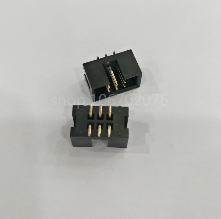 Simple horn socket 2 54mm pitch DC3-6P 2 * 3Pin SMT patch simple cow environmentally-friendly gold plated
