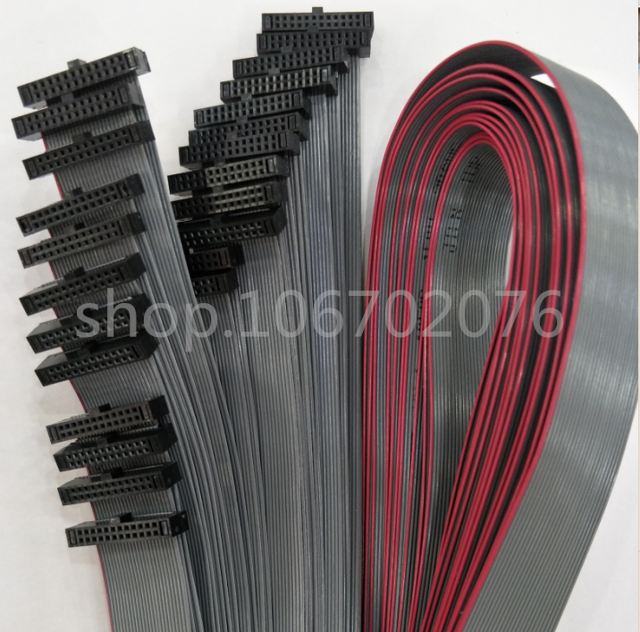 20PIN 1 27MM pitch gray cable with connecting horn seat (other specifications can be ordered)