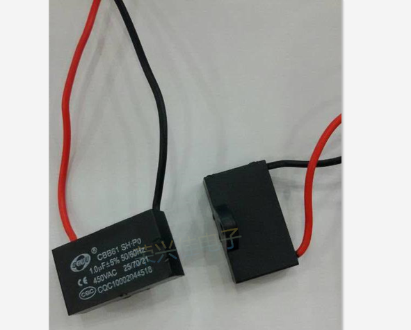 Fan start capacitor hot sale CBB61 1 0UF450V 1UF 450V new spot