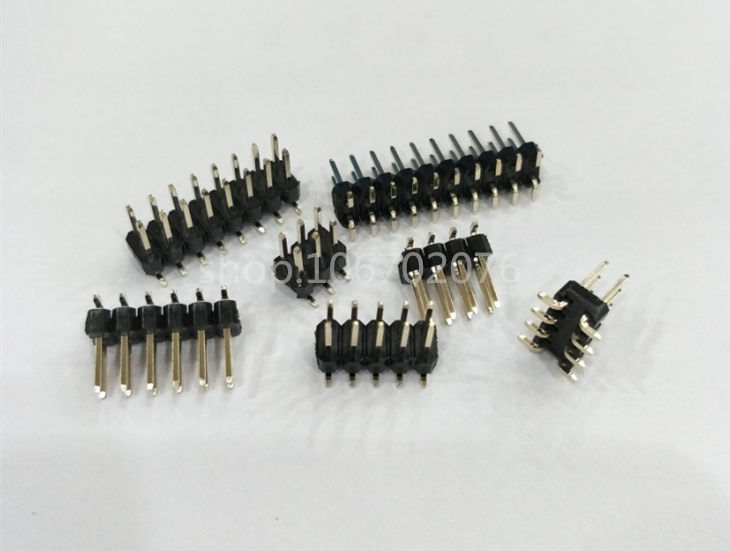 Pattern 2 54MM Double-row Needle Patch 2*2P 3 4 5 6 7 8 9 10 12 15 20PIN gold plating