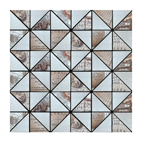 Синяя ветряная мельница серебро+серебряный цветок