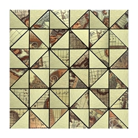 Темно -фиолетовая ветряная мельница золото+золотой цветок