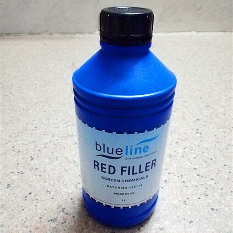 Red sealing rubber blue line filler Sealing plate filler packing agent filling pot for rubber printing material