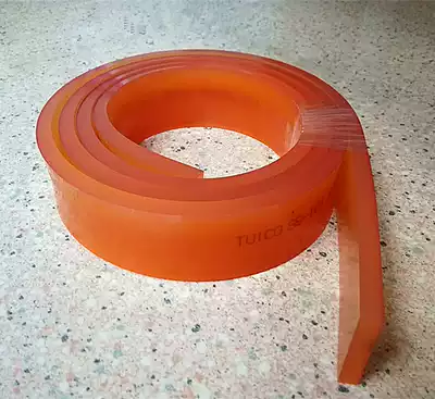 Solvent-resistant screen printing scraper 50*9*2000 flat screen printing scraper rubber strip rubber scraper rubber skin