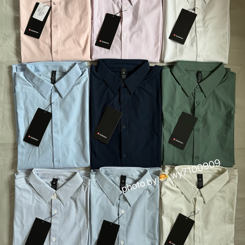 In Stock Lululemon丨New Venture Classic-Fit Ls Shirt Men's Long-Sleeved Shirt In Stock Lululemon丨New Venture Classic-Fit Ls Shirt Men's Long-Sleeved Shirt