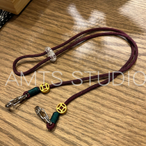 Retro-China Tide Mask Glasses Double with Handrope Define AMT Designer Works Good Luck Handling Rope