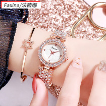 2021 New starry net red womens watch fashion simple ins Wind waterproof diamond watch lady full Diamond