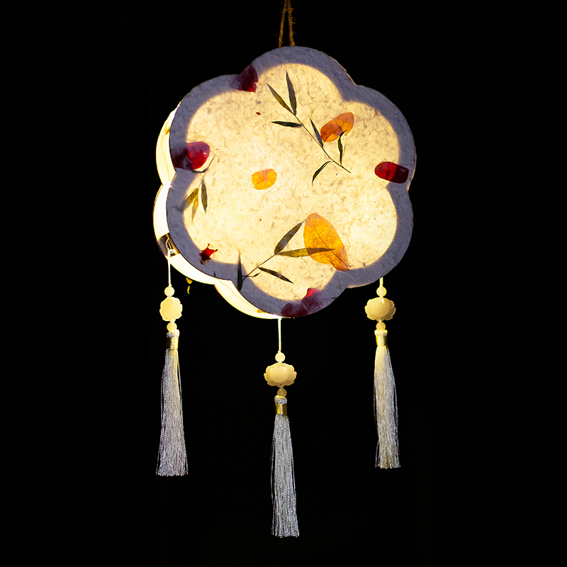 New Year's Day lantern diy Spring Festival children's handmade lantern material package antique wooden palace lantern photo props