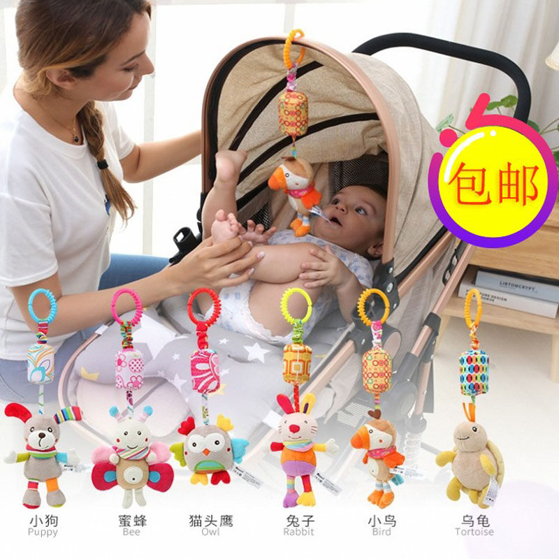 Baby Baby Wind Suzuki Pendant Car Pendant headboard Music Suzuki appeasement Puzzle Plush New toy 0-3 years 6 months