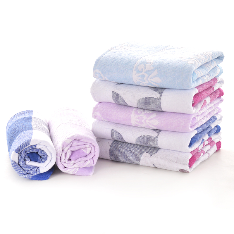 Khăn bông ba lớp gối gạc cỡ trung bình Khăn gối 40X60 cm trẻ em người lớn tăng gối khăn gối bông khăn trải gối