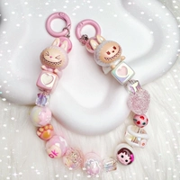Labubu White + Zimomo Classic Pink Double Baby