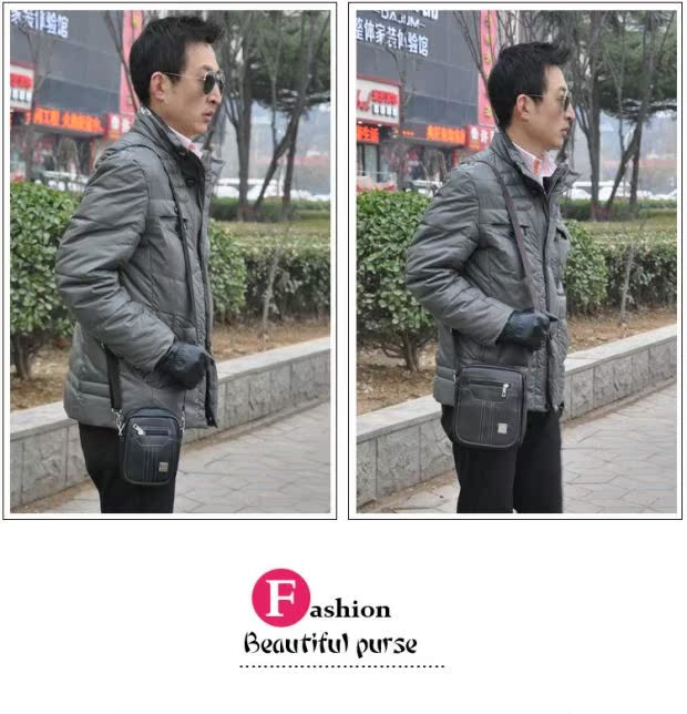 [Pickup bag] retro dọc giản dị túi da nam đeo vai ba lô hoang dã Hàn Quốc S0254 túi dior chính hãng