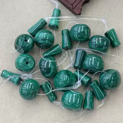 Qiaoyi Jewelry 0902 Natural Raw Mineral Malachite Tibetan Three-way Buddha Head DIY108 Beads Rosary Three-way Accessories