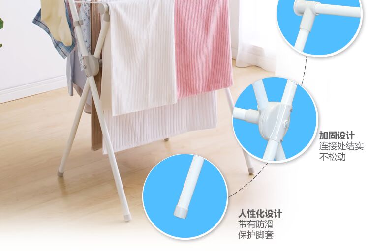 Alice sàn nhỏ đứng khăn nhỏ cửa sổ nhỏ giá phơi quần áo trẻ em quần áo ký túc xá giá phơi - Hệ thống giá giặt máy cắt lông xù quần áo công nghiệp