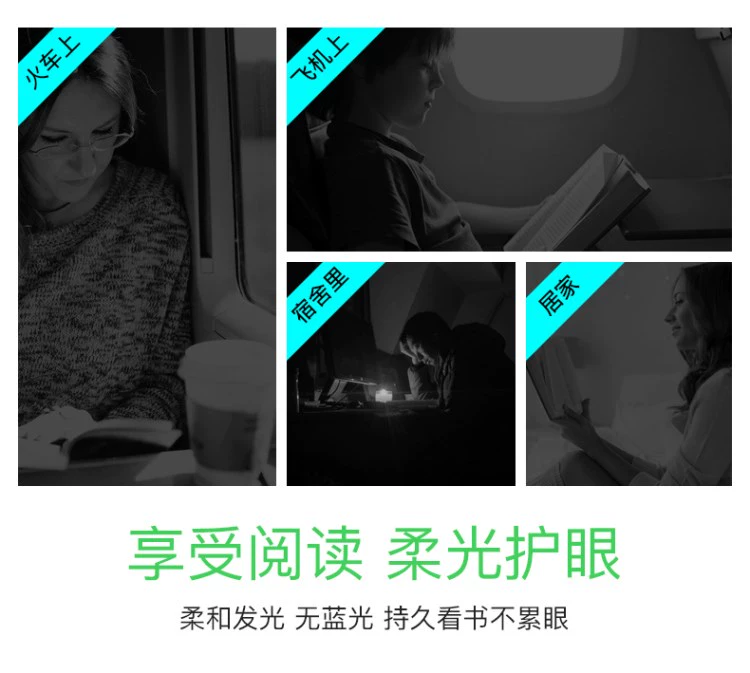 Nightlights thư mục của đèn kindle e-book ánh sáng đèn đọc sách LED ánh sáng mềm mại dễ mang mắt đơn giản không làm tổn thương mắt - Phụ kiện sách điện tử
