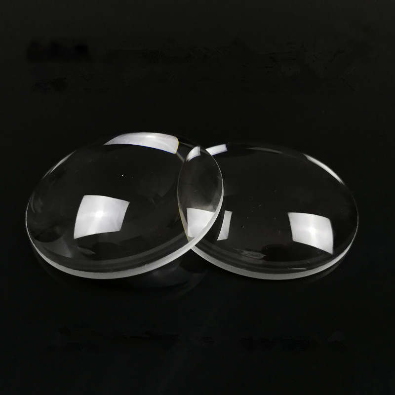 59 3mm handheld high-definition reading magnifying glass projection 6 times identification K9 single convex double convex single concave double concave concave lens