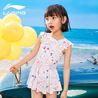 Li Ning, детский купальник, комбинезон, 2021 года, в западном стиле, подходит для подростков