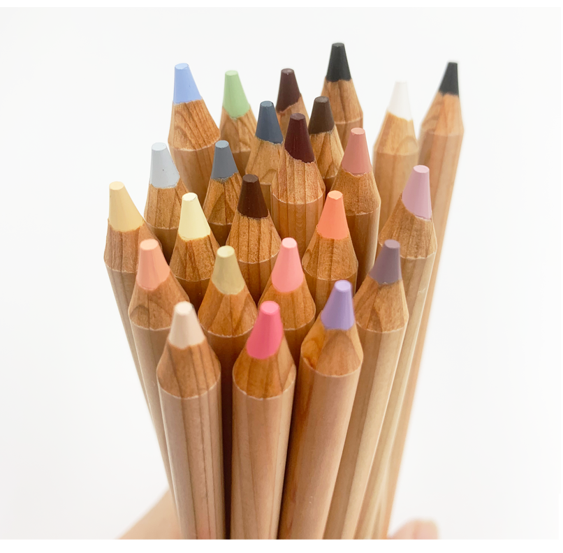 Chihiro Story WD series high-end version 24-color portrait color oil-based color pencil single complementary color portrait color painting pen